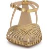 image:imageJessica Simpson Womens EuleanGold Metallic Snake