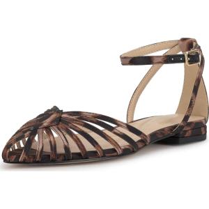 image:imageJessica Simpson Womens EuleanNatural Dolly Leopard Satin