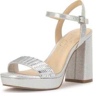 image:imageJessica Simpson womens SkiliaSilver Shimmer Sand