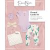 image:imageJessica Simpson Baby Girl Layette Set  4 Piece Newborn Baby Girl Outfits with Onesie Bodysuit Baby Pants Hat amp Socks 09MLavender