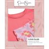 image:imageJessica Simpson Baby Girls Shorts Set  2 Piece Short Sleeve Top and Matching Cotton Biker Shorts for Infants amp ToddlersCoral Pink