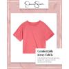 image:imageJessica Simpson Baby Girls Shorts Set  2 Piece Short Sleeve Top and Matching Cotton Biker Shorts for Infants amp ToddlersCoral Pink