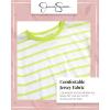 image:imageJessica Simpson Baby Girls Shorts Set  2 Piece Short Sleeve Top and Matching Cotton Biker Shorts for Infants amp ToddlersIce Green