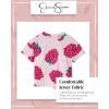 image:imageJessica Simpson Baby Girls Shorts Set  2 Piece Short Sleeve Top and Matching Cotton Biker Shorts for Infants amp ToddlersMagenta
