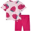 image:imageJessica Simpson Baby Girls Shorts Set  2 Piece Short Sleeve Top and Matching Cotton Biker Shorts for Infants amp ToddlersMagenta