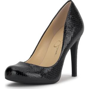 image:imageJessica Simpson Womens Calie PumpBlack Glazed Snake