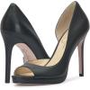 image:imageJessica Simpson Womens Kimli Peep Toe PumpBlack Italia Nappa