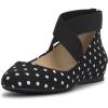 Black/White Polka Dot Print