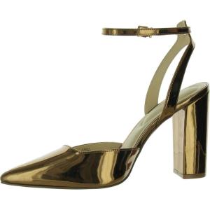 image:imageJessica Simpson Womens Nazela Block HeelBronze Mirror Metallic