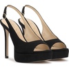 image:imageJessica Simpson Womens Sibilla Slingback Platform PumpBlack Supreme Microsuede