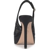 image:imageJessica Simpson Womens Sibilla Slingback Platform PumpBlackPewter Lurex Lace