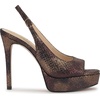 image:imageJessica Simpson Womens Sibilla Slingback Platform PumpBronze Multi Speckled Snake Print