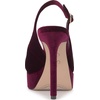 image:imageJessica Simpson Womens Sibilla Slingback Platform PumpDark Cherry Lux Velvet