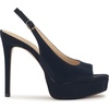 image:imageJessica Simpson Womens Sibilla Slingback Platform PumpDark Night Sateen