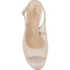 image:imageJessica Simpson Womens Sibilla Slingback Platform PumpPale Champagne Sparkle Lace