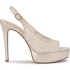 image:imageJessica Simpson Womens Sibilla Slingback Platform PumpPale Champagne Sparkle Lace