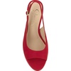 image:imageJessica Simpson Womens Sibilla Slingback Platform PumpRed Muse Supreme Microsuede