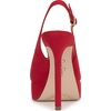 image:imageJessica Simpson Womens Sibilla Slingback Platform PumpRed Muse Supreme Microsuede