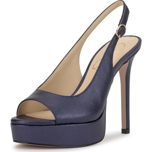 image:imageJessica Simpson Womens Sibilla Slingback Platform PumpIndigo