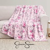 image:imageJessica Simpson Oversized 60X70 Plush Throw Blanket Esther Blush RosesEsther Blush Roses