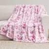 image:imageJessica Simpson Oversized 60X70 Plush Throw Blanket Esther Blush RosesEsther Blush Roses