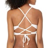 image:imageJessica Simpson Womens Mix amp Match Solid Eyelet Bikini Swimsuit Separates Top amp BottomWhite Cropped Cami