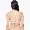image:imageJessica Simpson Womens Mix amp Match Solid Eyelet Bikini Swimsuit Separates Top amp BottomWhite Cropped Cami
