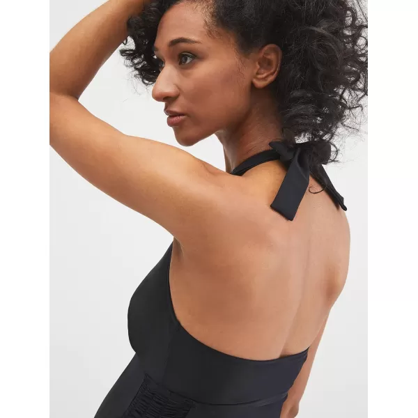 Motherhood Maternity Women's Beach Bump Maternity One Piece Swimsuit UPF 50+ Pregnancy Swimwear