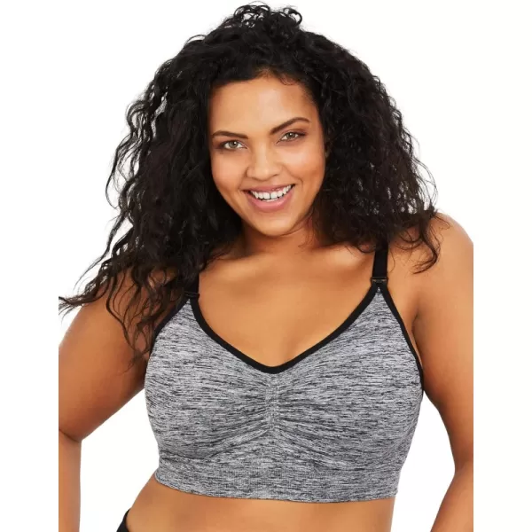 Grey Space Dye Plus-Size