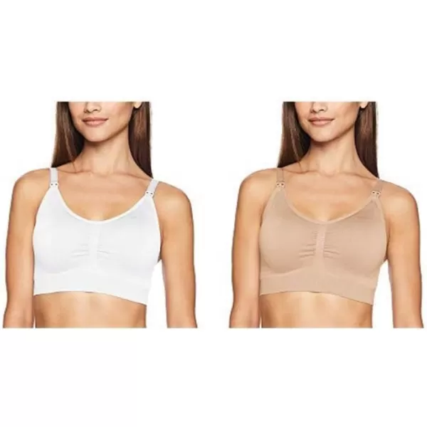 White/Nude 2 Pack Full Busted 2 PK