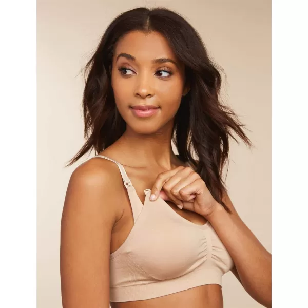 Motherhood Maternity Women’s Seamless Clip Down Nursing Bra Machine Washable Sizes S–3X Available in 1 &amp; 2 Packs