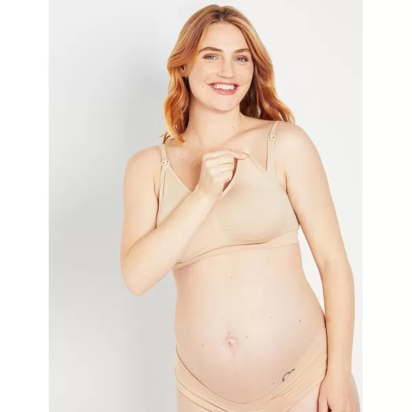 Motherhood Maternity Women’s Seamless Clip Down Nursing Bra Machine Washable Sizes S–3X Available in 1 &amp; 2 Packs