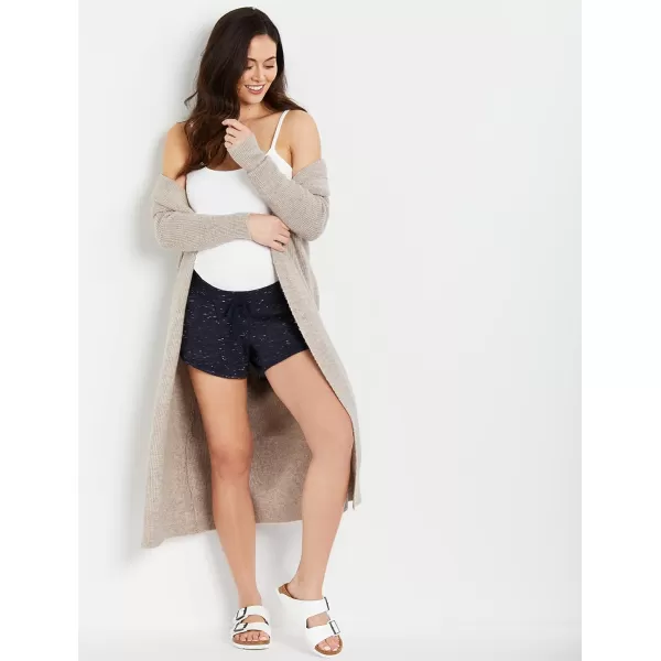 Motherhood Maternity Women's Maternity French Terry Underbelly Short