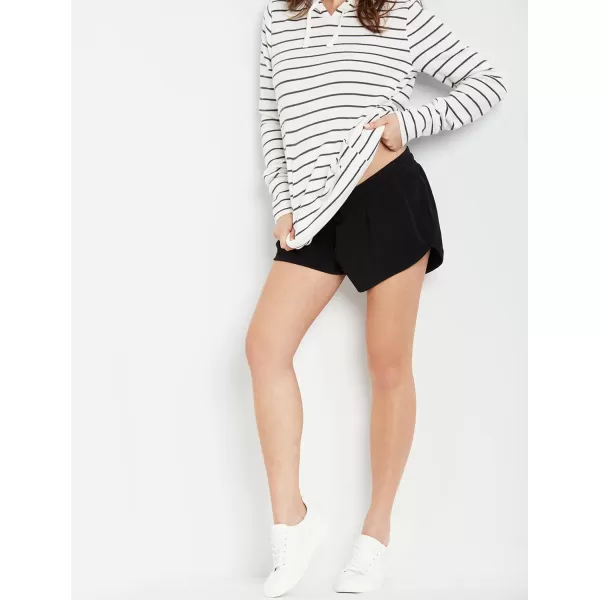 Motherhood Maternity Women's Maternity French Terry Underbelly Short