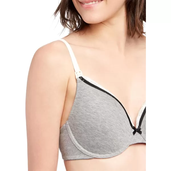 Motherhood Maternity Women's Comfort Lightly Lined Full Coverage Underwire Maternity &amp; Nursing T-Shirt Bra