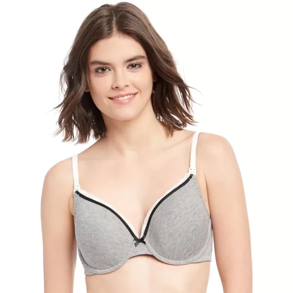 Motherhood Maternity Women's Comfort Lightly Lined Full Coverage Underwire Maternity &amp; Nursing T-Shirt Bra