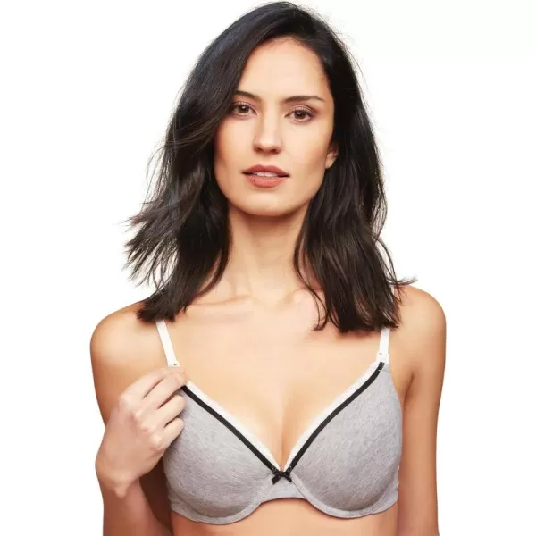 Motherhood Maternity Women's Comfort Lightly Lined Full Coverage Underwire Maternity &amp; Nursing T-Shirt Bra