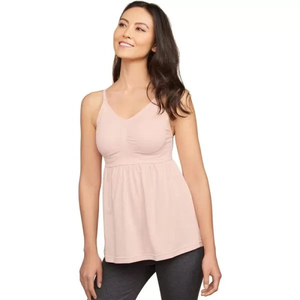 Motherhood Maternity Women's Maternity Sleeveless Scoop Neck Seamless Bra Tank Top Cami