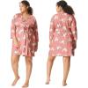 imageMotherhood Maternity Womens Nursing Nightgown and Robe Set for Labor Delivery and BreastfeedingWithered RoseRosette Print