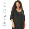 imageMotherhood Maternity Womens Sleep HenleyCore Black