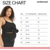imageMotherhood Maternity Womens Swing Cami ampamp Foldover Pant Lounge Set Breastfeeding SleepwearCore Black