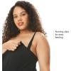 imageMotherhood Maternity Womens Swing Cami ampamp Foldover Pant Lounge Set Breastfeeding SleepwearCore Black