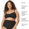 imageMotherhood Maternity Womens Wireless Micro Bra Pregnancy with Nursing ClipsBlack