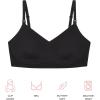 imageMotherhood Maternity Womens Wireless Micro Bra Pregnancy with Nursing ClipsBlack