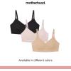 imageMotherhood Maternity Womens Wireless Micro Bra Pregnancy with Nursing ClipsEssential Nude