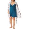 imageMotherhood Maternity Womens Nursing Nightgown and Robe Set for Labor Delivery and BreastfeedingSailor BlueWatercolor Floral Print