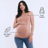 imageMotherhood Maternity Womens Clip Down Nursing Tank Top Cami with Adjustable Straps for BreastfeedingDusty Rose