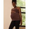 imageMotherhood Maternity Womens Clip Down Nursing Tank Top Cami with Adjustable Straps for BreastfeedingFrench Roast