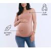imageMotherhood Maternity Womens Clip Down Nursing Tank Top Cami with Adjustable Straps for BreastfeedingGrey Space Dye