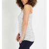 imageMotherhood Maternity Womens Clip Down Nursing Tank Top Cami with Adjustable Straps for BreastfeedingGrey Space Dye
